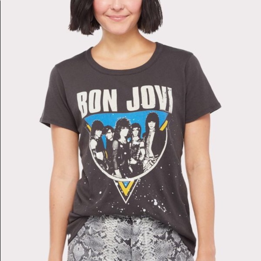 NWT Chaser Bon Jovi Tee M